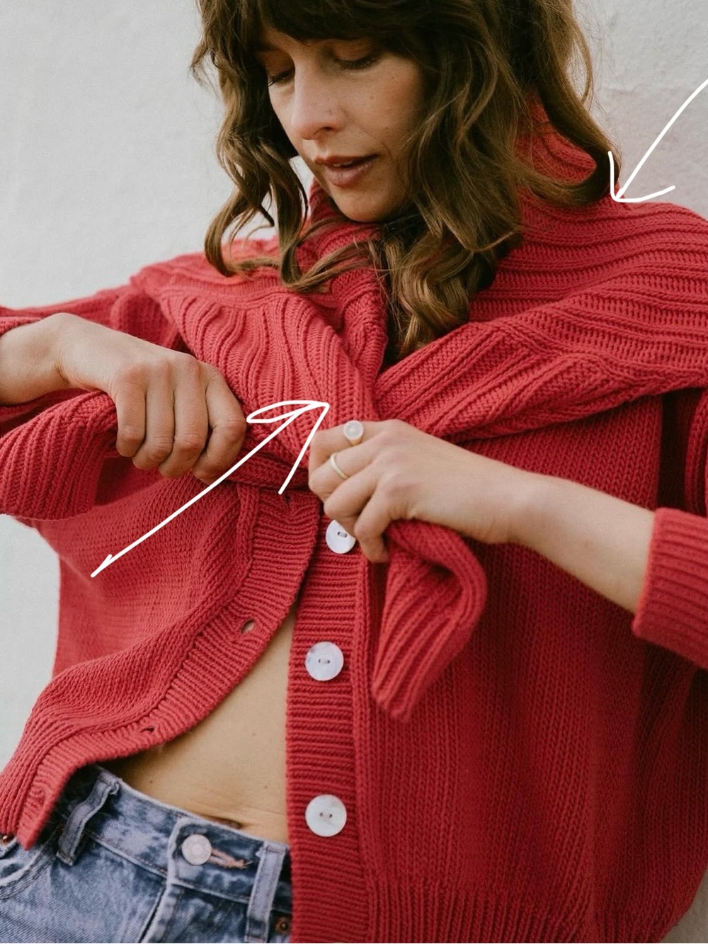 Jaggery London Jumper in Sweet Paprika size 2 - Picture 2 of 9